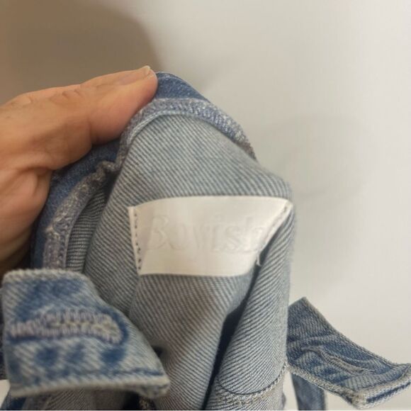 Free People x Boyish Jeans The Emery Denim Dress Small - Picture 10 of 12